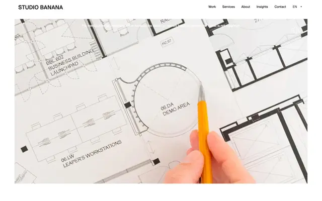 Studio Banana website