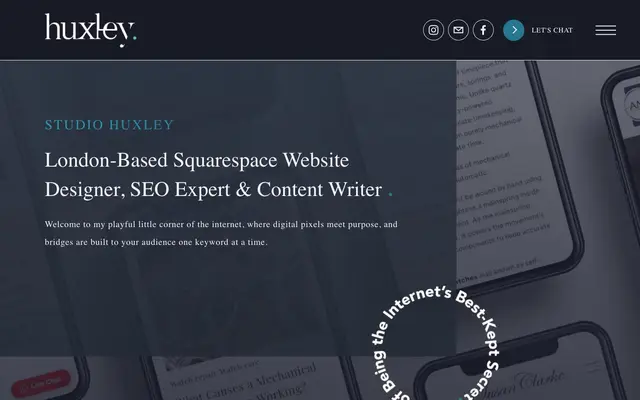 Studio Huxley website