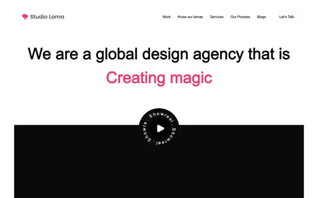 StudioLama - UI/UX Design Studio Bangalore website