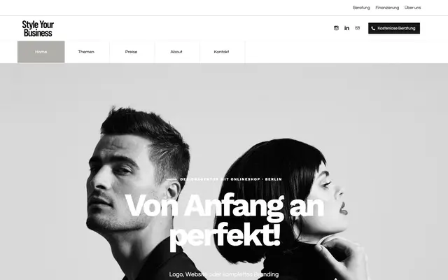 Designagentur Style Your Business website