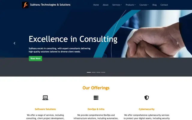 Subhanu Technologies and Solutions Private Limited website