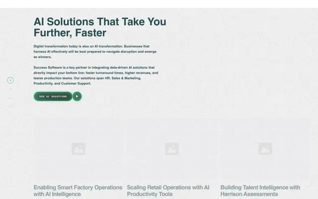 Success Software Services JSC website