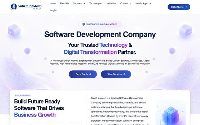 Sukrit Infotech website