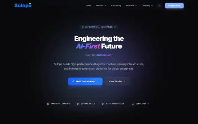 Sulopa Technologies Pvt Ltd website