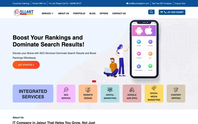 Sumit DigiTech website