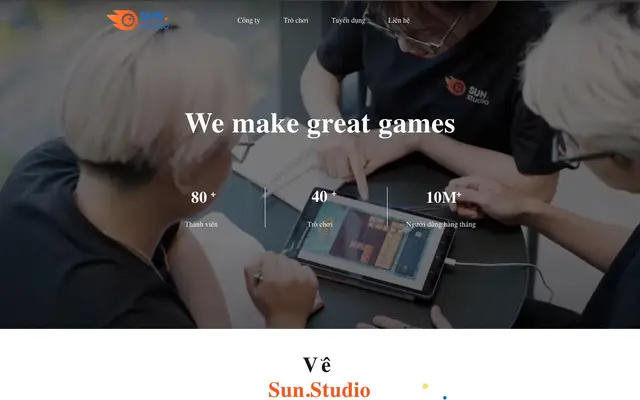 SUN.STUDIO JSC website