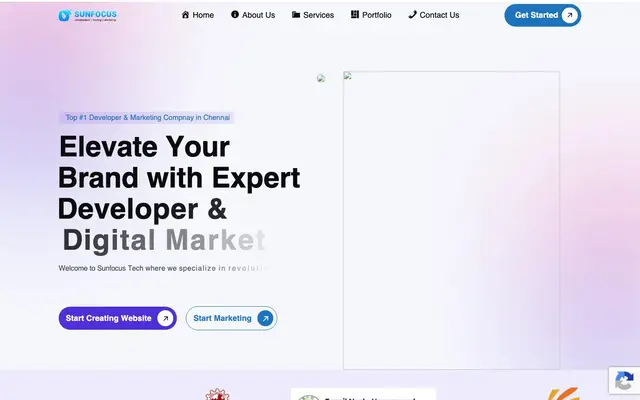 Sunfocus Tech website