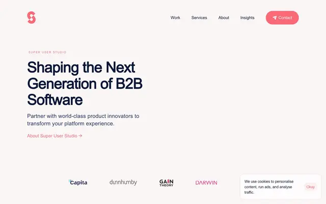 Super User Studio website
