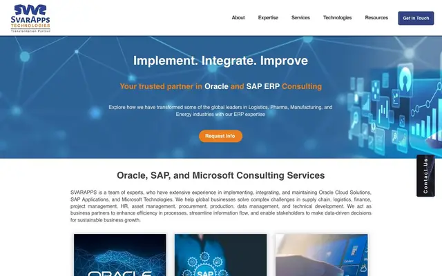 SVARAPPS Technologies India Pvt Limited website