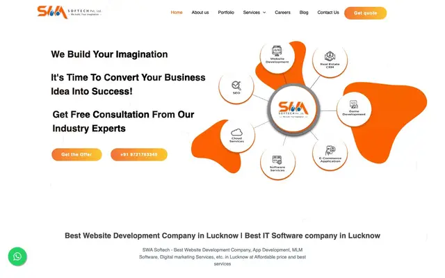 Swa Softech website