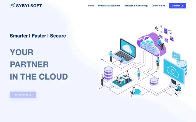 Sybylsoft Solutions Pvt. Ltd. website