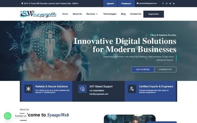 Synapsweb Pvt. Ltd. website