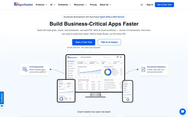 Syncfusion Software Private Limited website