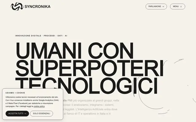 Syncronika Srl website