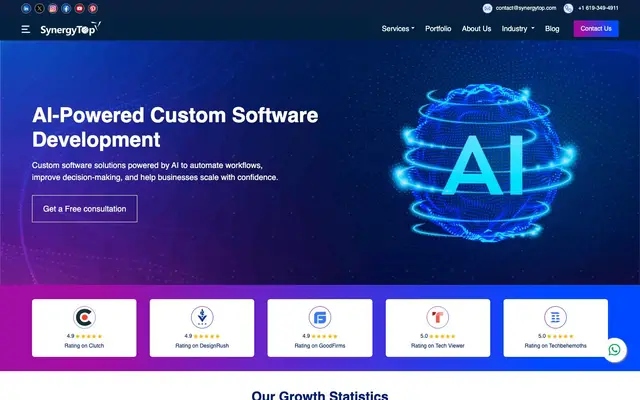 SynergyTop Inc website