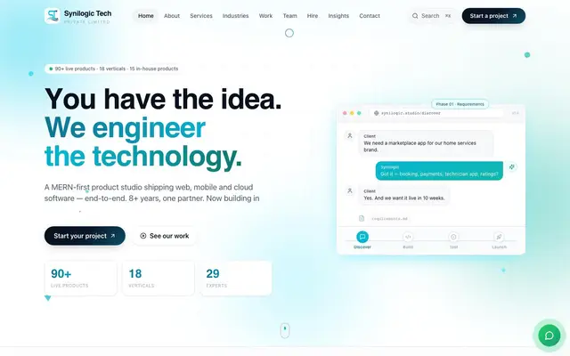 Synilogic Tech Private Limited website