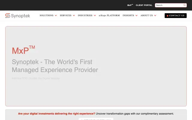 Synoptek India Pvt. Ltd. website