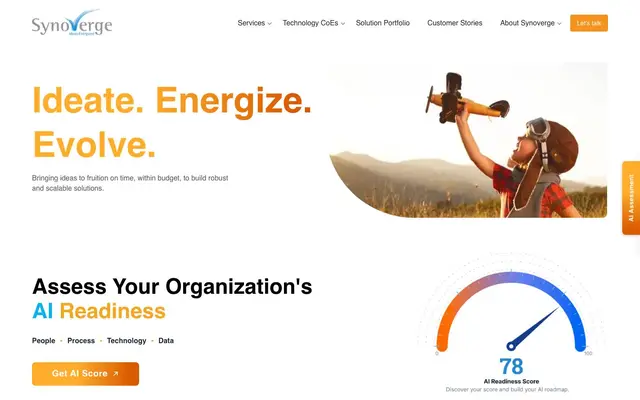 Synoverge Technologies Pvt. Ltd. website