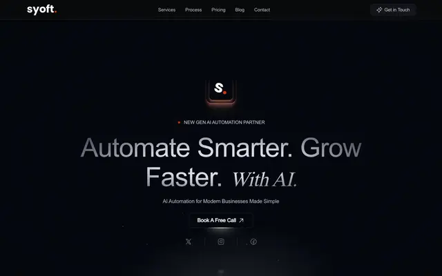 Syoft- Software Development Company website
