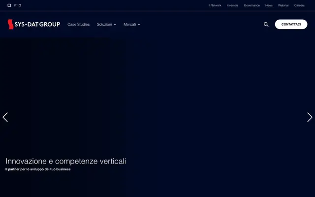 SYS-DAT SpA - SYS-DAT Group HQ website