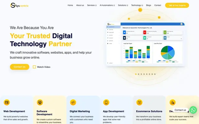SysCentric Technologies website