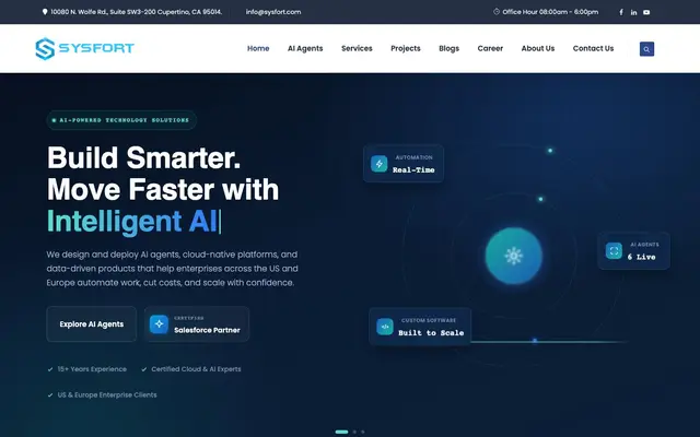 Sysfort Inc. website