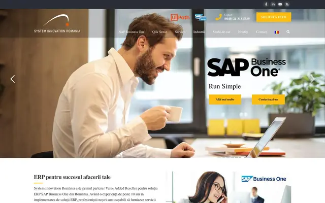 System Innovation Romania website