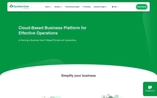 PT SYSTEM EVER INDONESIA website