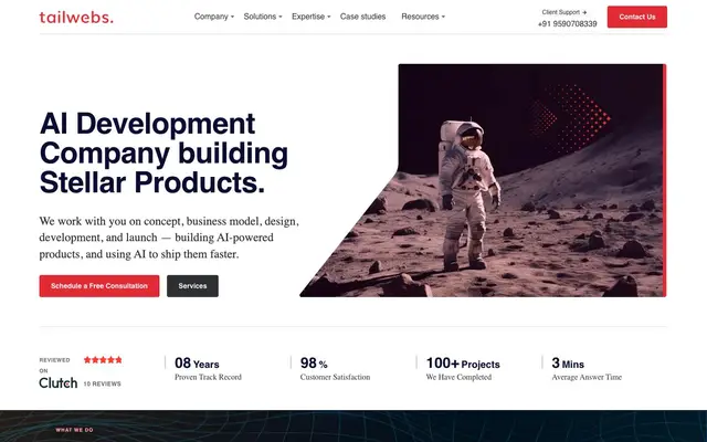 Tailwebs Technology Pvt. Ltd. website