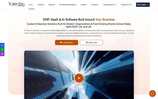 Taksh IT Solutions Private Limited website