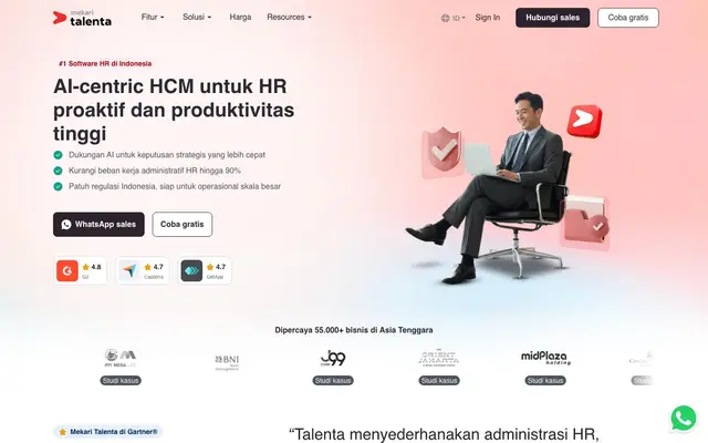 Mekari Talenta | Software HR & Payroll Indonesia website