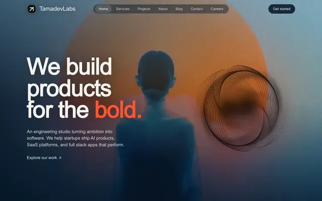 Tamadevlabs website
