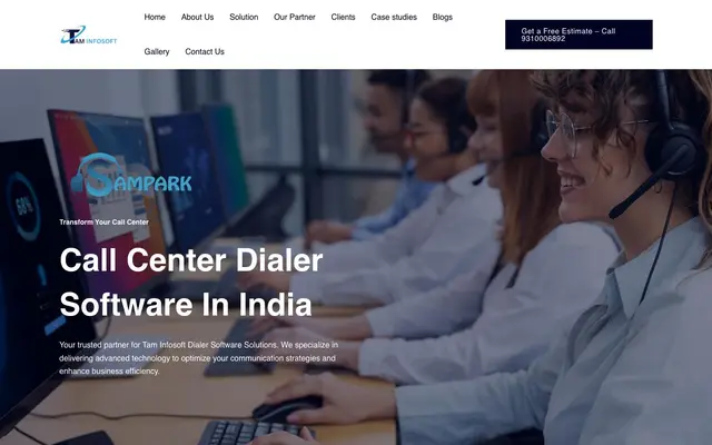 Tam Infosoft website