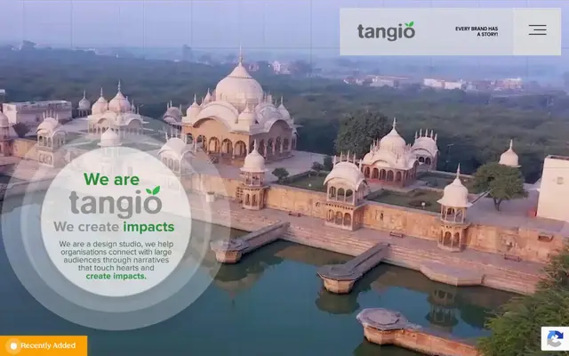 Tangio Brand Solutions website