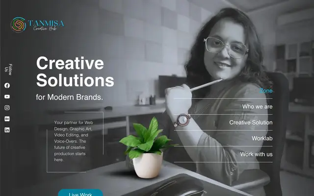 Tanmisa Creative Hub website