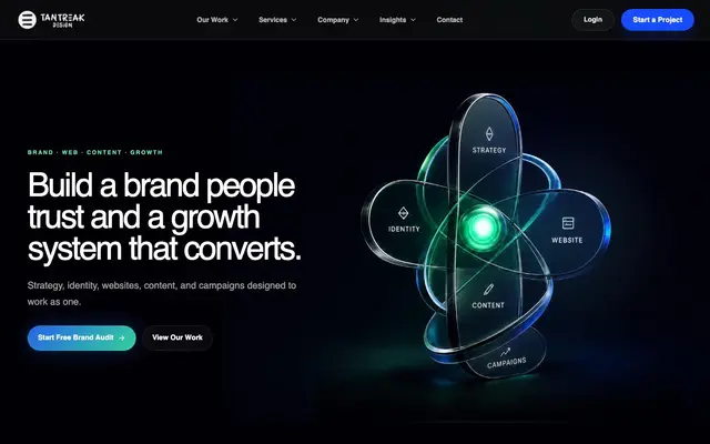 Tantreak Design LLP - Branding and Digital Marketing Agency website