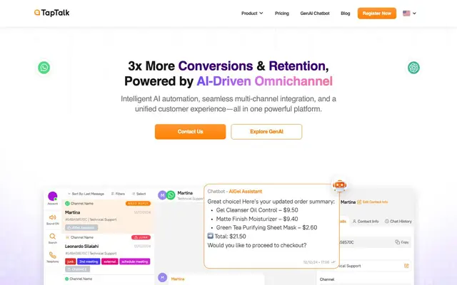 TapTalk.io website