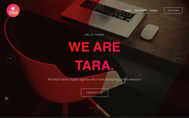 Tara Web Studio website