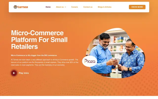Tarnea Technology Solutions Pvt. Ltd. website