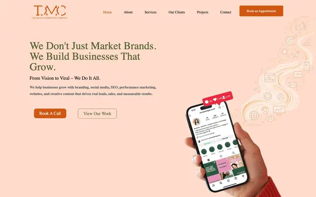 The Digital Marketing Company - TDMC website