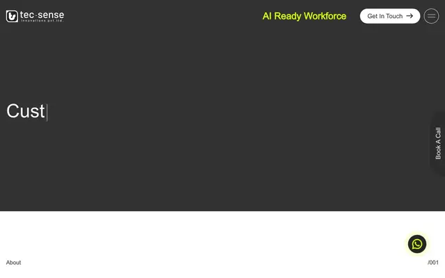 Tec-Sense Innovations Pvt. Ltd. website