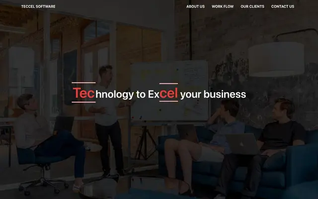 Teccel Software Pvt. Ltd. website
