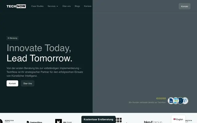 TechNow | Software Entwicklung und IT-Support in Berlin website