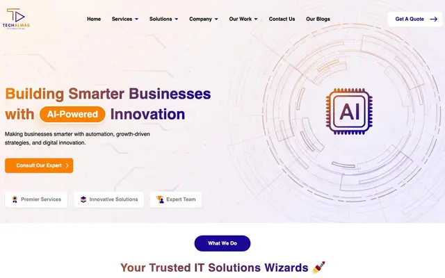 TechAlmas LLP website