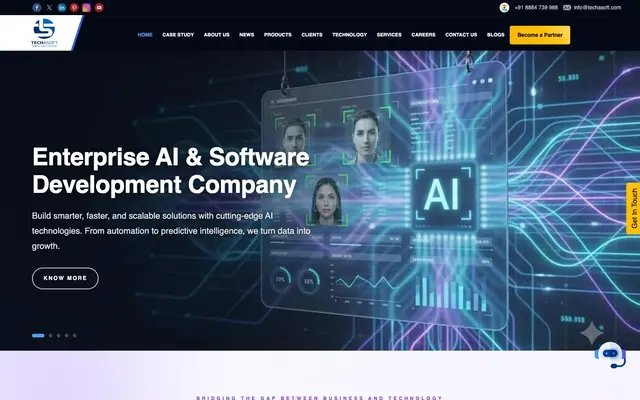 Techasoft Private Limited website