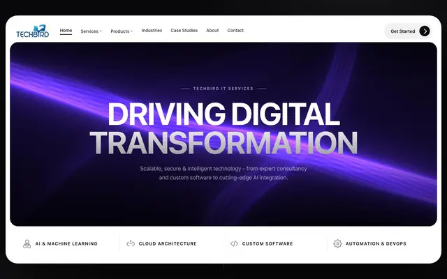 TechBird IT Services Pvt Ltd website