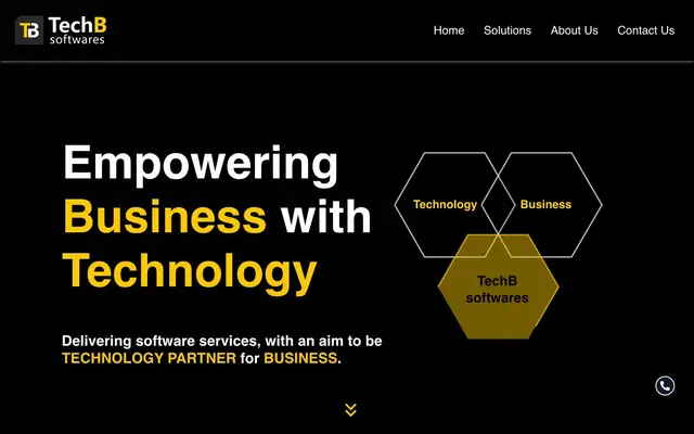 TechB Softwares LLP website