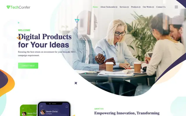 TechConfer Technologies website