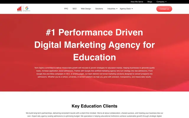 Tech Digitics website