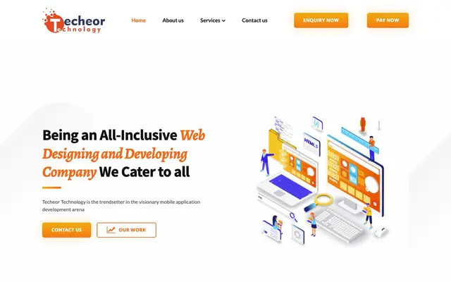 Techeor Technology - Best Website Designing Company in Rohini website